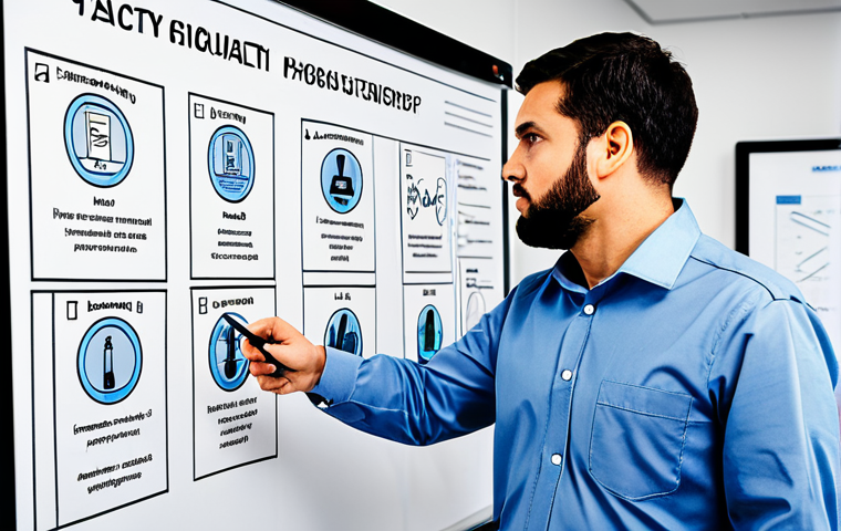 산업안전분야에서의 블로그 운영 팁 - Blog Post Illustration - Personal Safety Story**
"A fully clothed construction worker wearing a har... 산업안전분야에서의 블로그 운영 팁 - Blog Post Illustration - Personal Safety Story**
"A fully clothed construction worker wearing a har...
